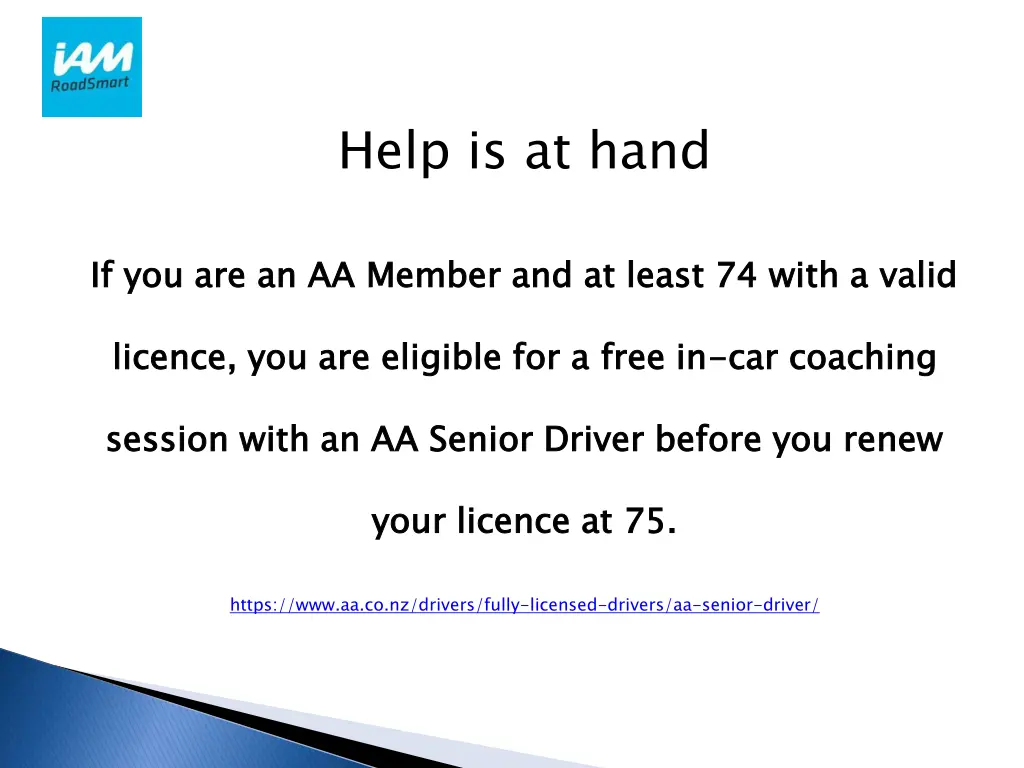 help is at hand