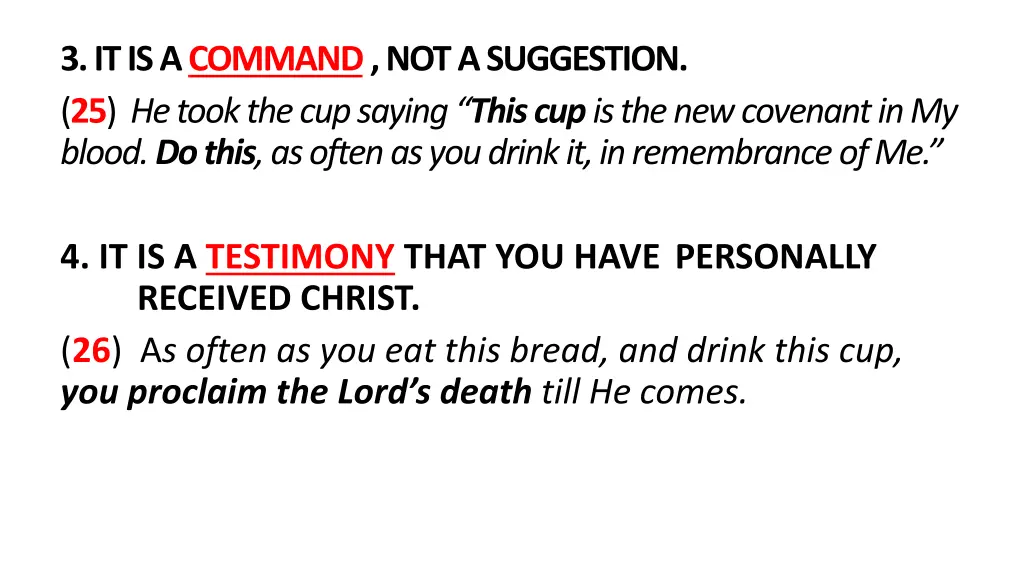 3 it is a command not a suggestion 25 he took