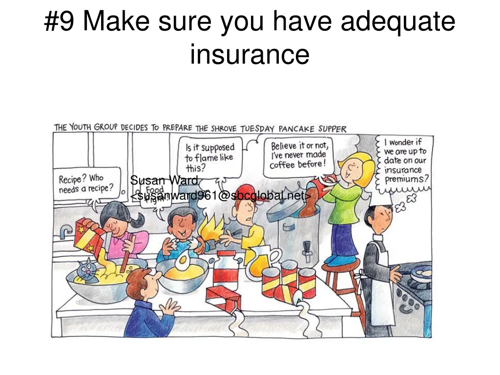 9 make sure you have adequate insurance
