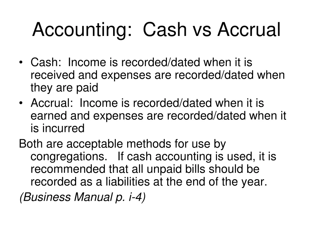 accounting cash vs accrual 1