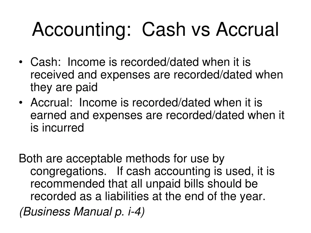 accounting cash vs accrual