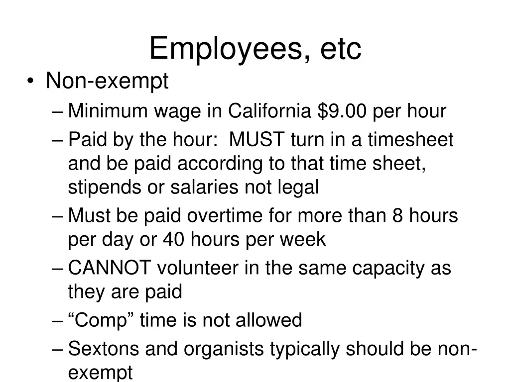 employees etc