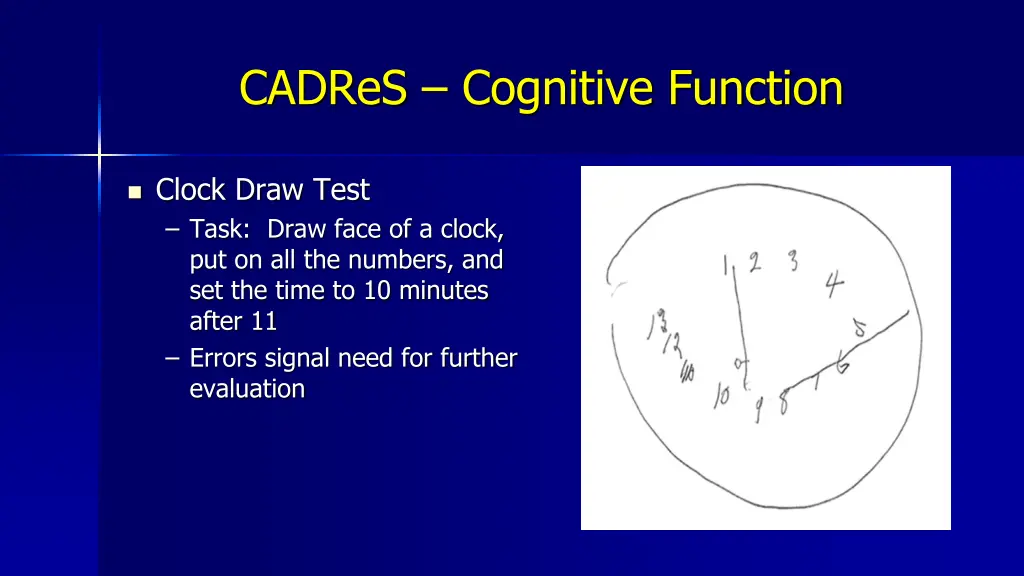 cadres cognitive function 2