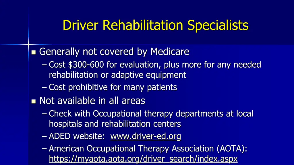 driver rehabilitation specialists 1