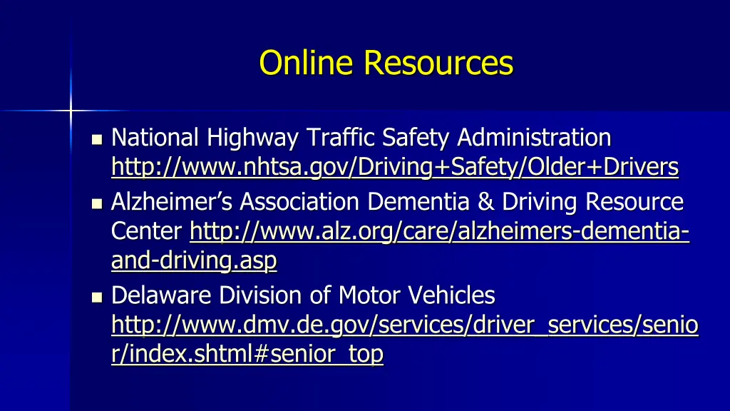 online resources