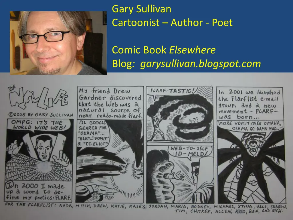 gary sullivan cartoonist author poet
