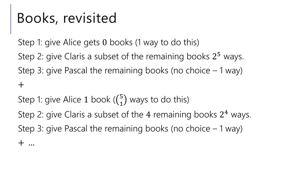 books revisited 1