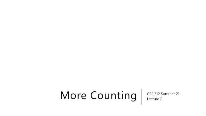 more counting