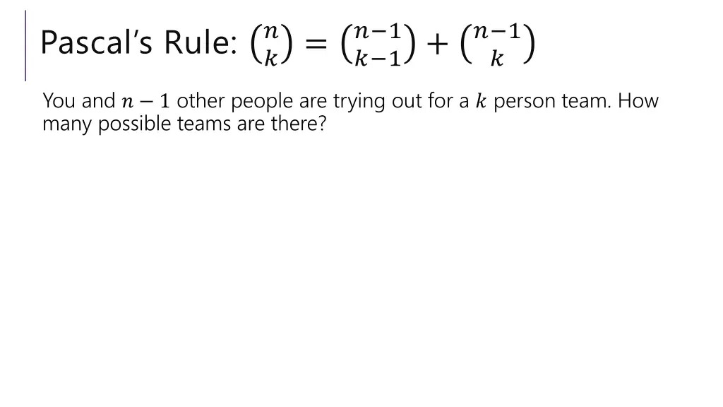 pascal s rule 1