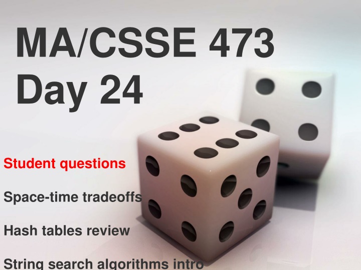 ma csse 473 day 24