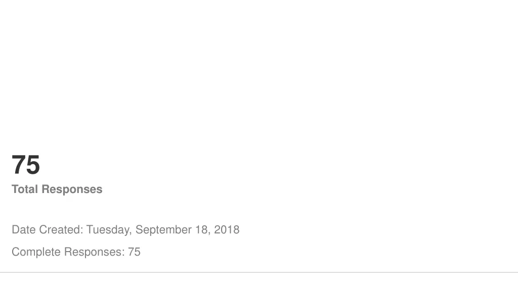 75 total responses
