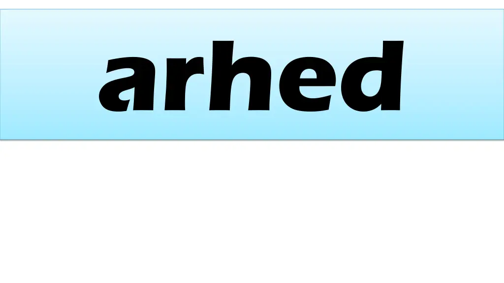 arhed 1