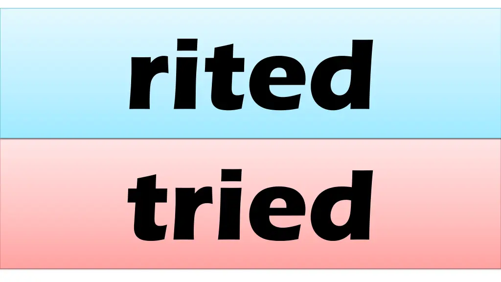 rited