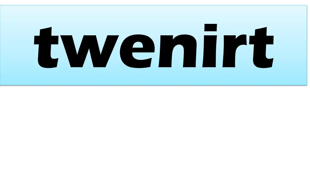 twenirt 1