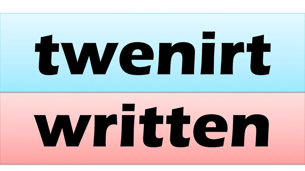 twenirt