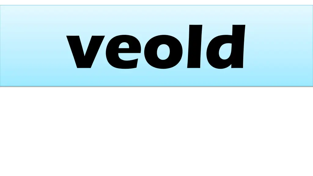 veold 1