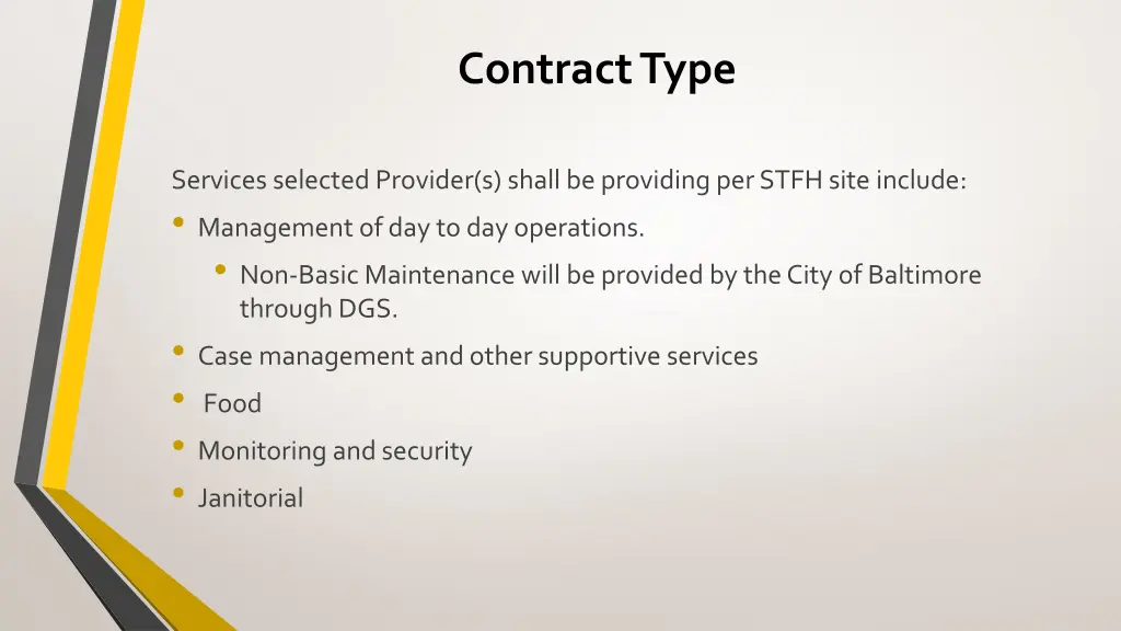 contract type