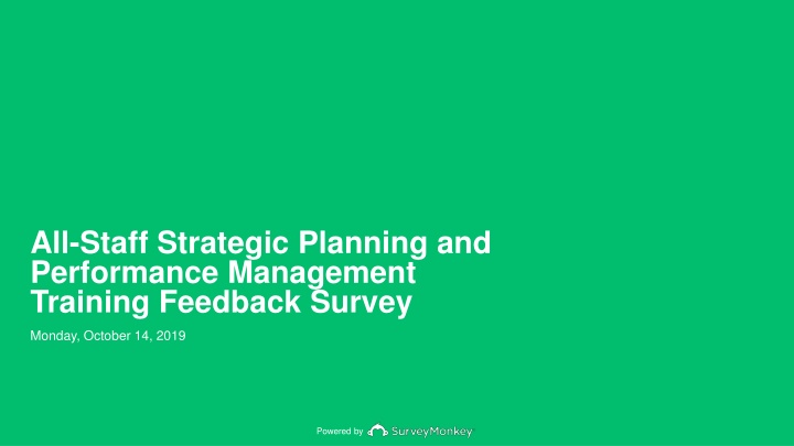 all staff strategic planning and performance
