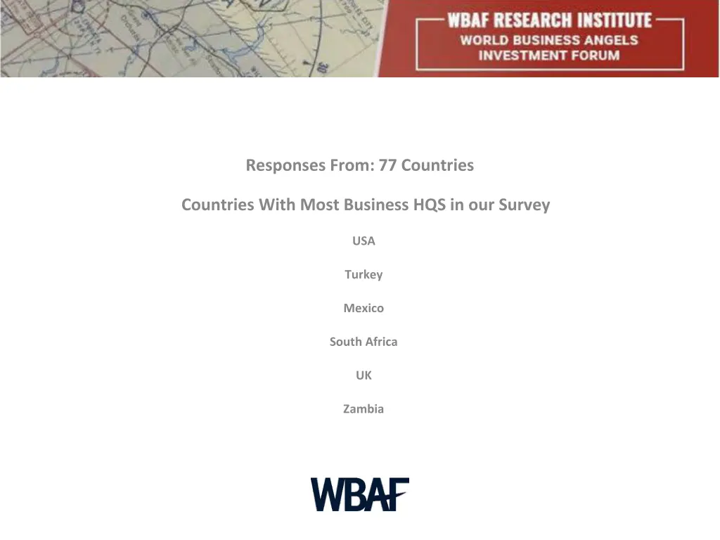 responses from 77 countries 1