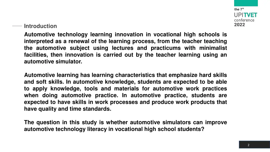 introduction automotive technology learning