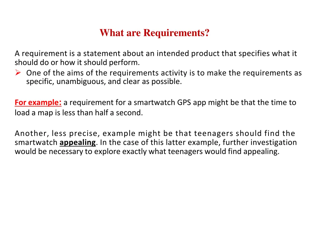 what are requirements