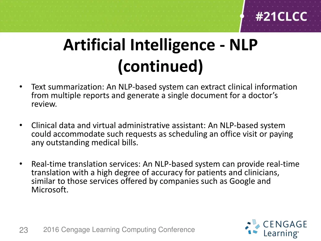 artificial intelligence nlp continued