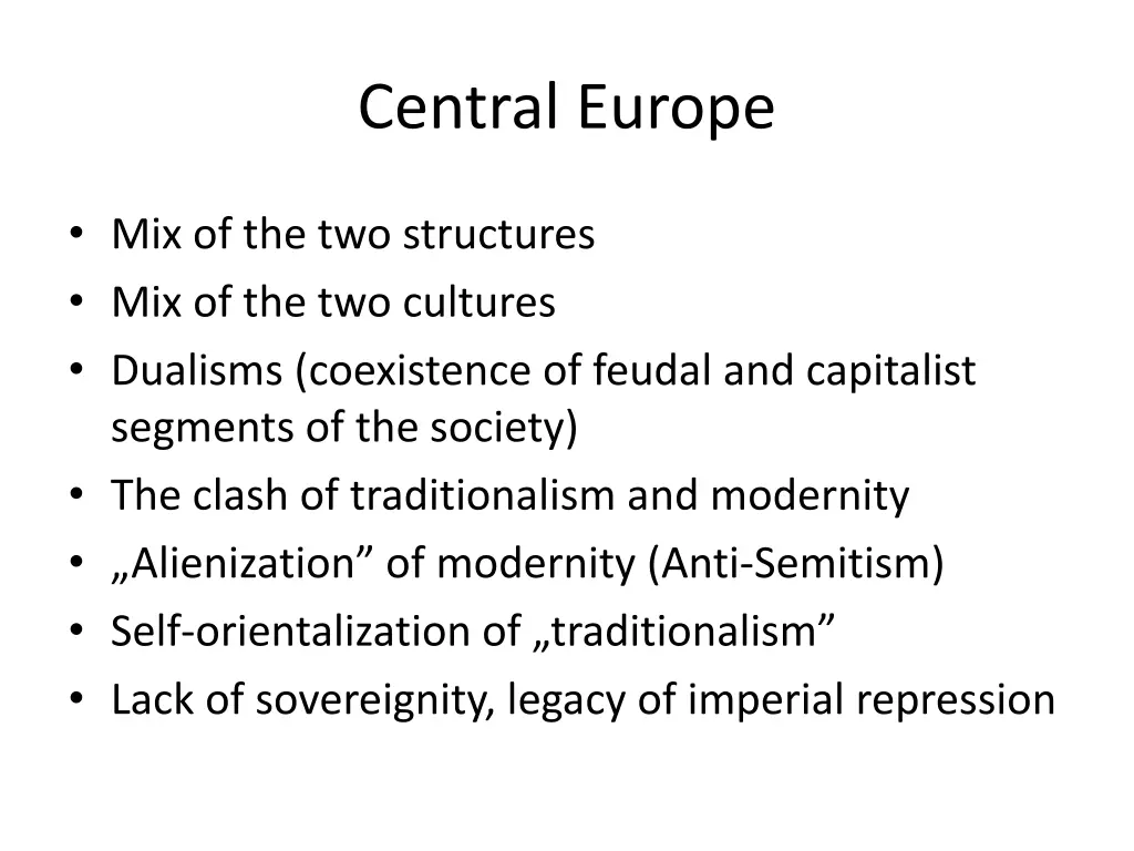 central europe