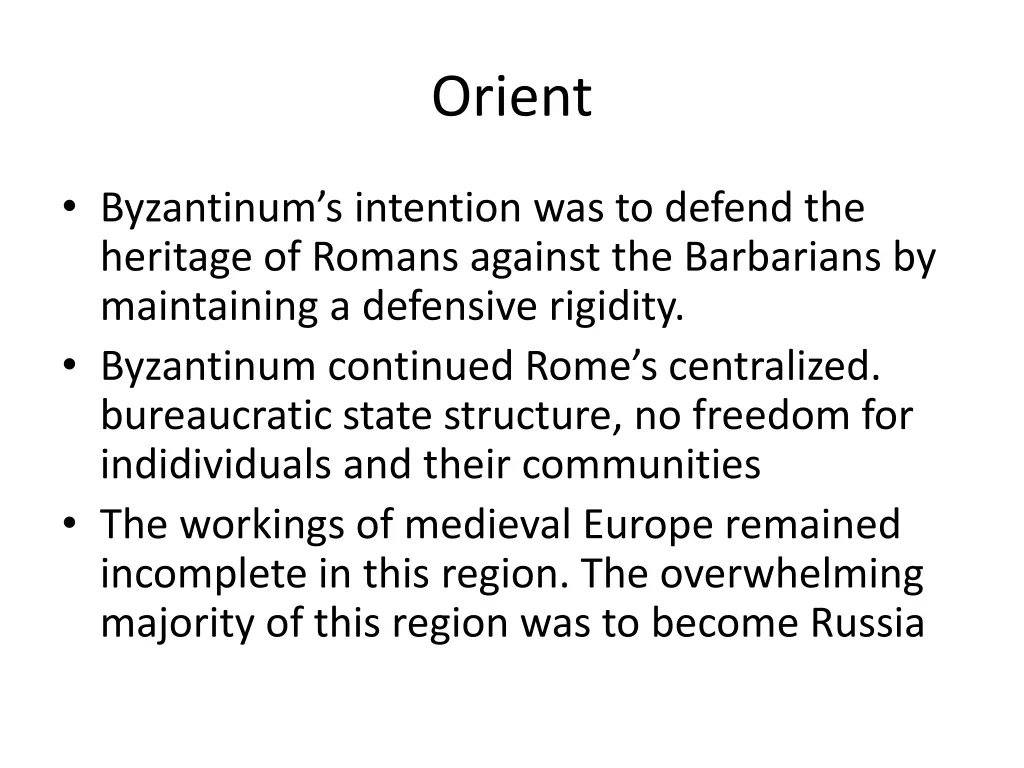 orient