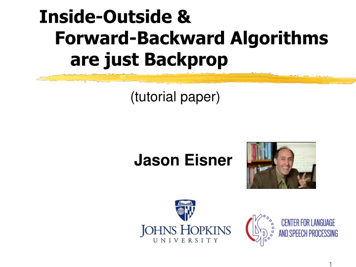 inside outside forward backward algorithms