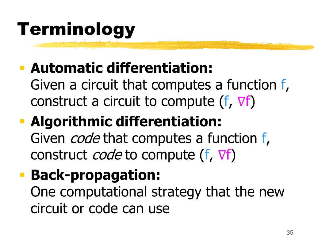terminology 1
