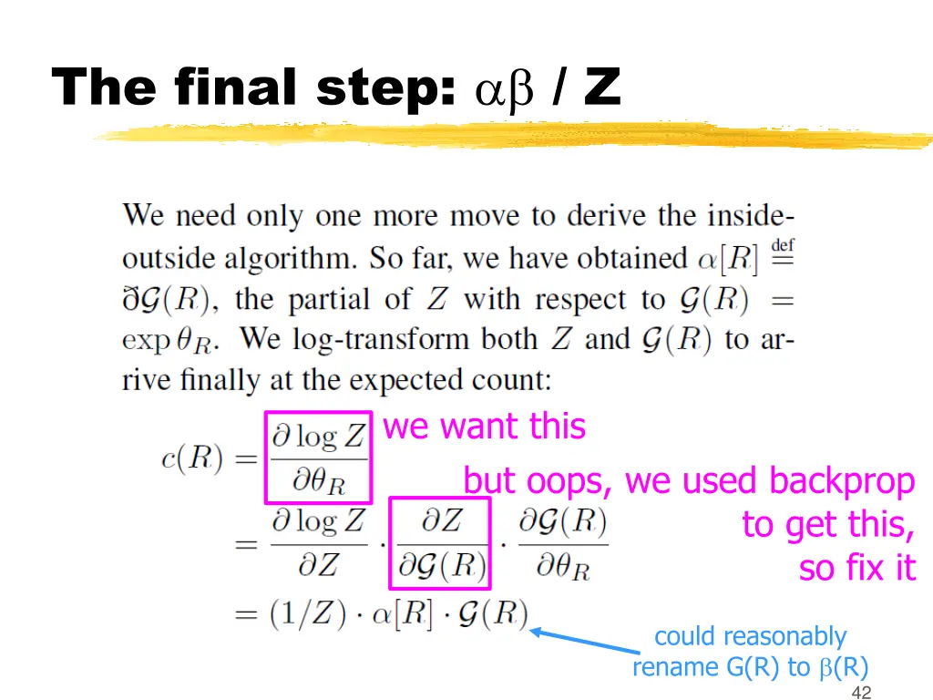 the final step z