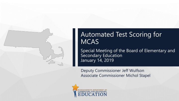 automated test scoring for mcas special meeting
