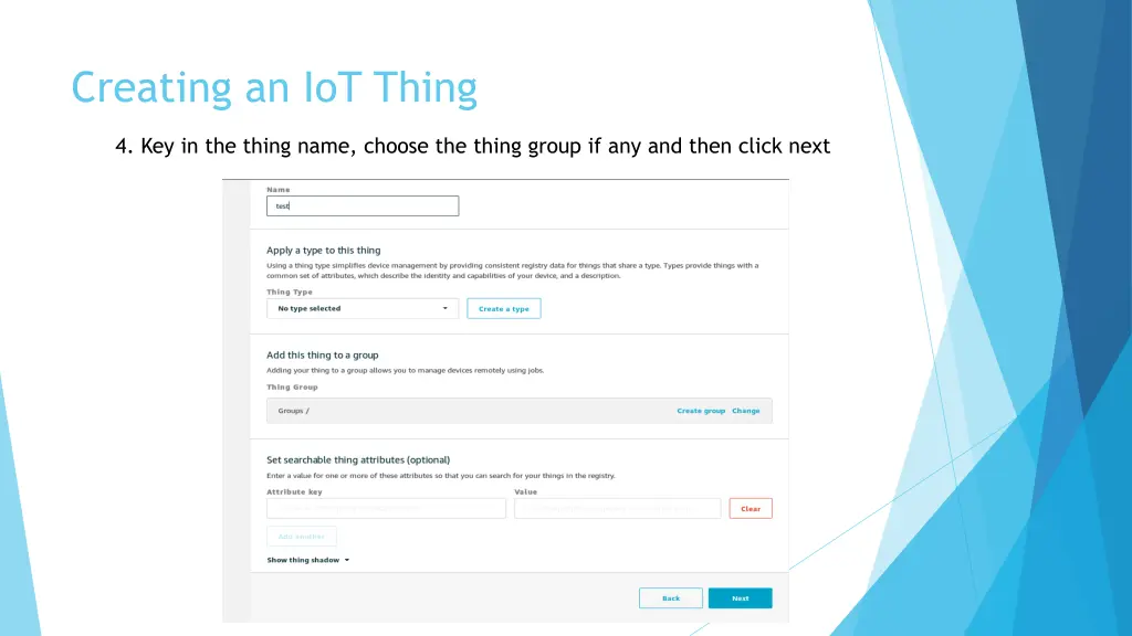creating an iot thing 3