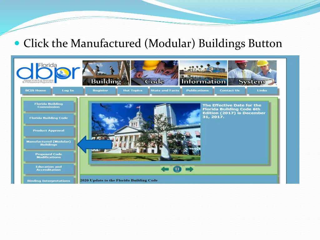 click the manufactured modular buildings button