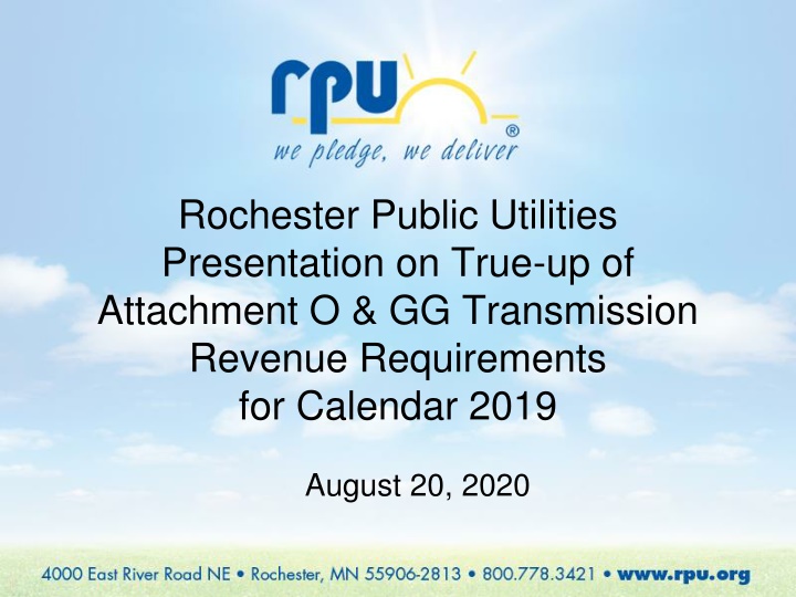 rochester public utilities presentation on true