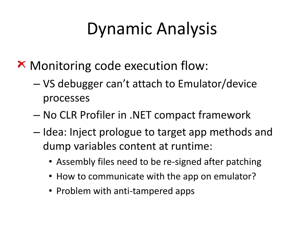 dynamic analysis 2