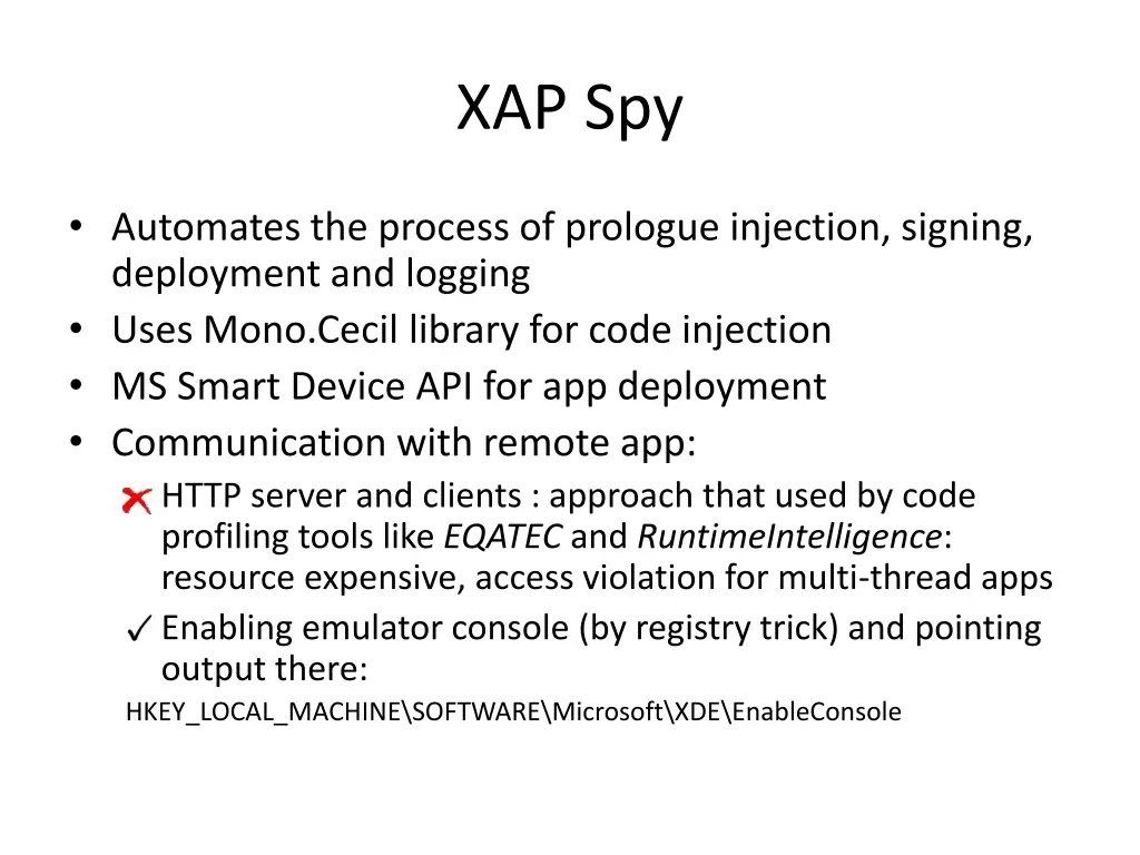 xap spy