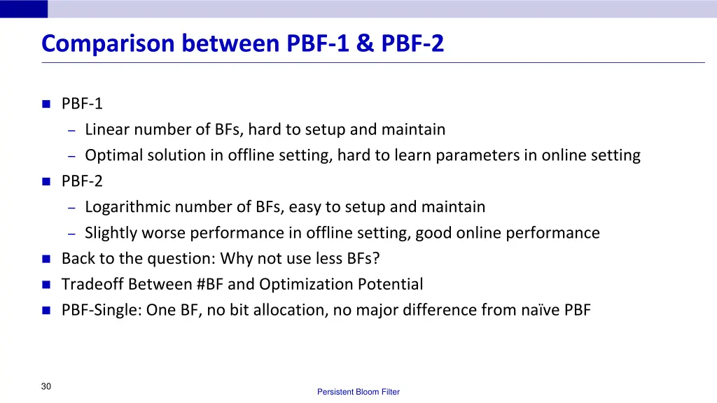 comparison between pbf 1 pbf 2