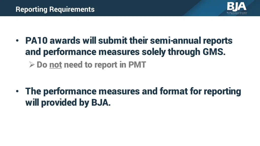 reporting requirements 5