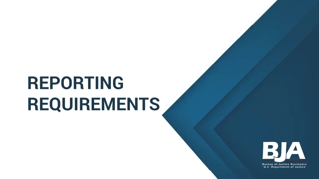 reporting requirements
