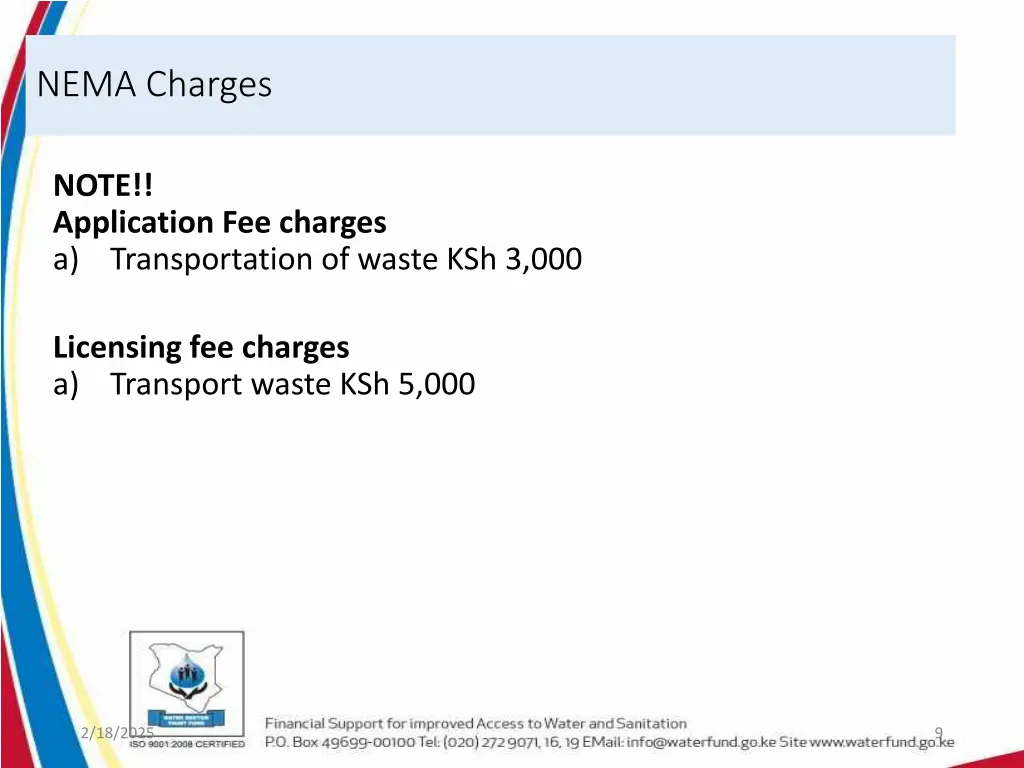 nema charges