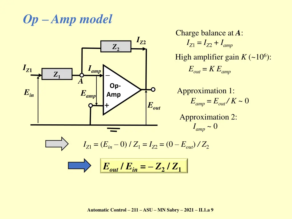 op amp model