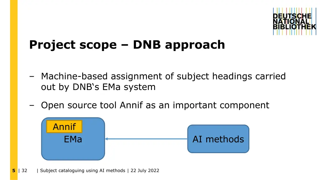 project scope dnb approach
