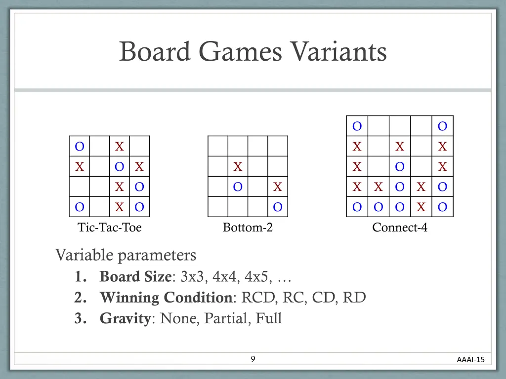board games variants