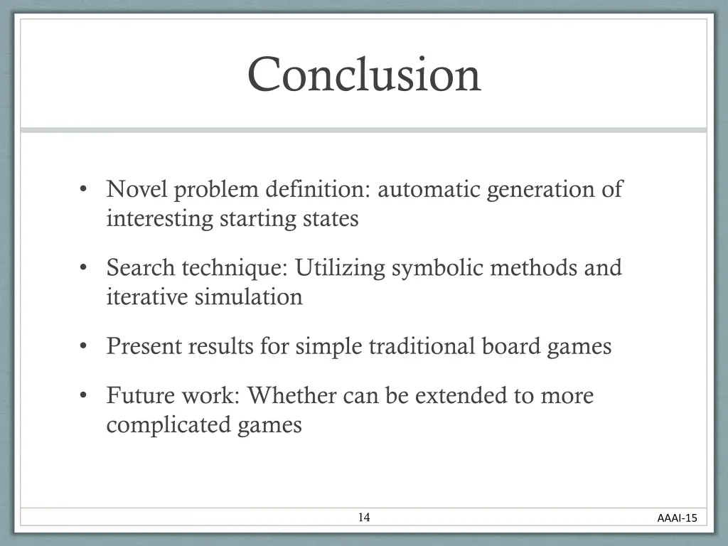 conclusion