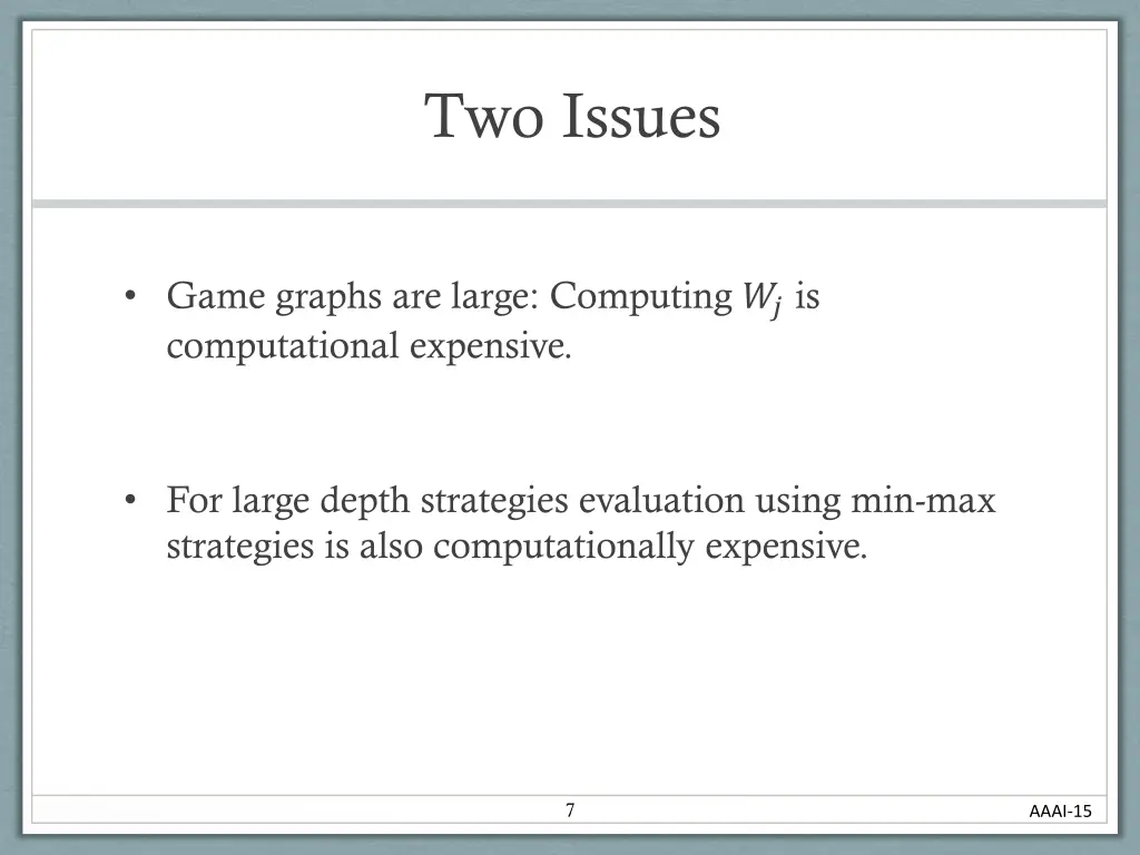two issues