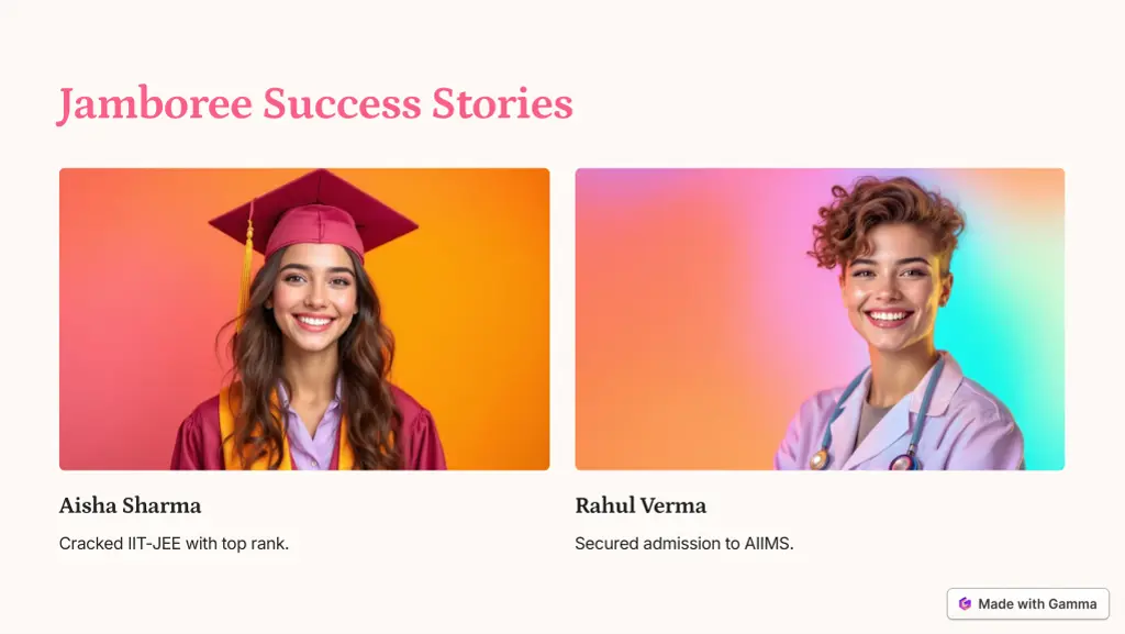 jamboree success stories