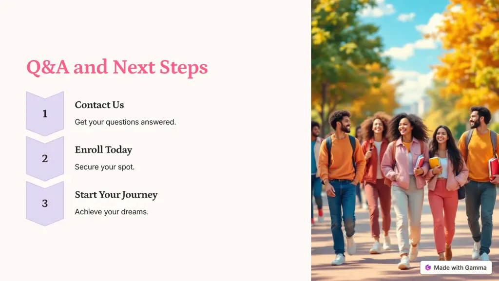 q a and next steps