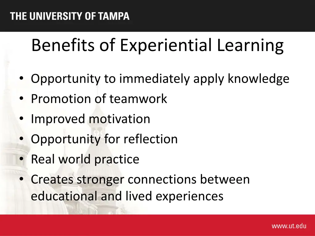 benefits of experiential learning