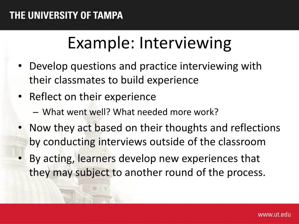 example interviewing